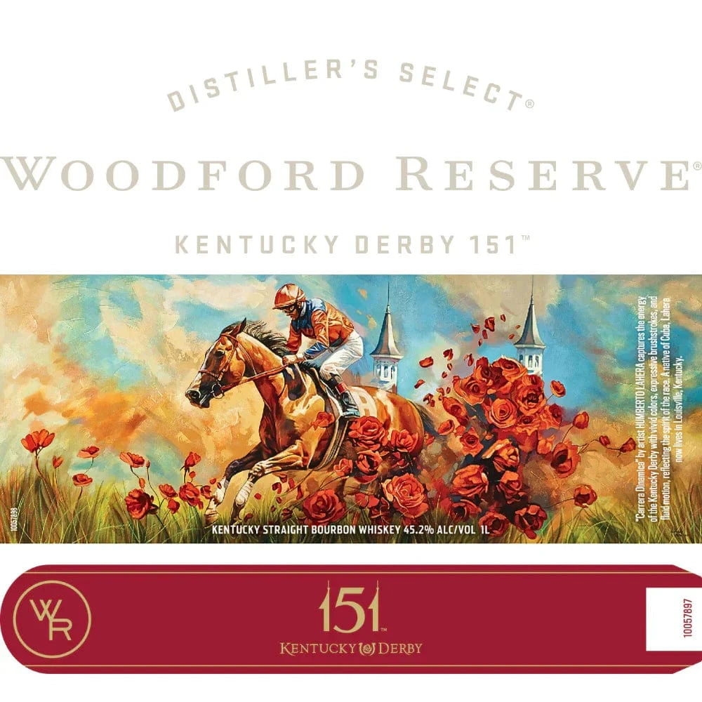 Woodford Reserve Kentucky Straight Bourbon Whiskey Kentucky Derby 151 Edition