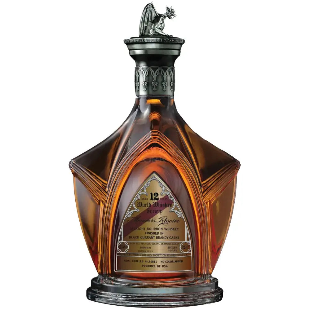 World Whiskey Society 12 Year Bourbon Finished in Black Current Brandy Cask Bourbon