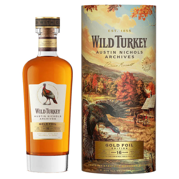 WT Archives Gold Foil 16YR | 120 Proof – Wooden Cork