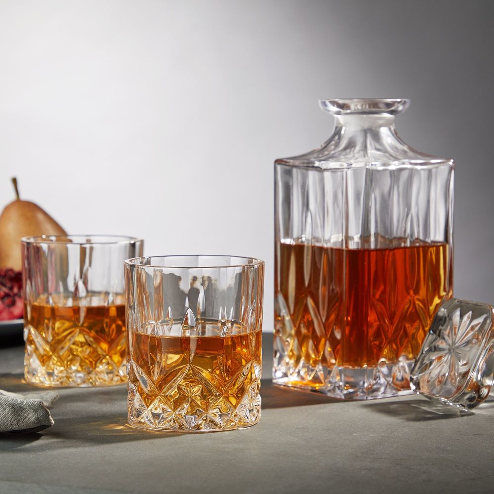 Admiral Crystal Decanter and Tumbler Set - Thumbnail 5