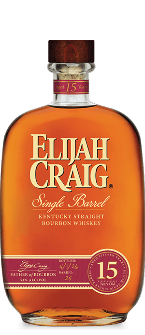 Elijah Craig 15 Year Old Single Barrel