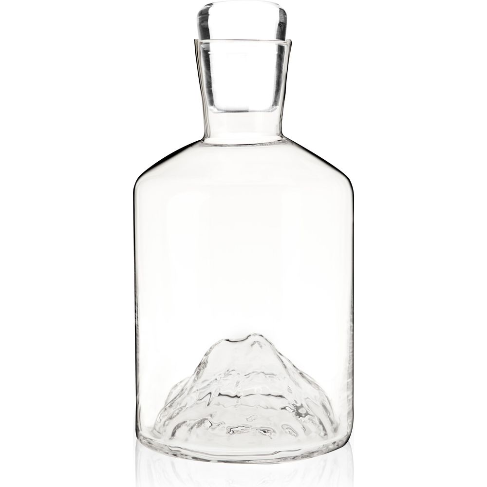 Pacific Northwest Mountain Themed Crystal Liquor Decanter - Thumbnail 5
