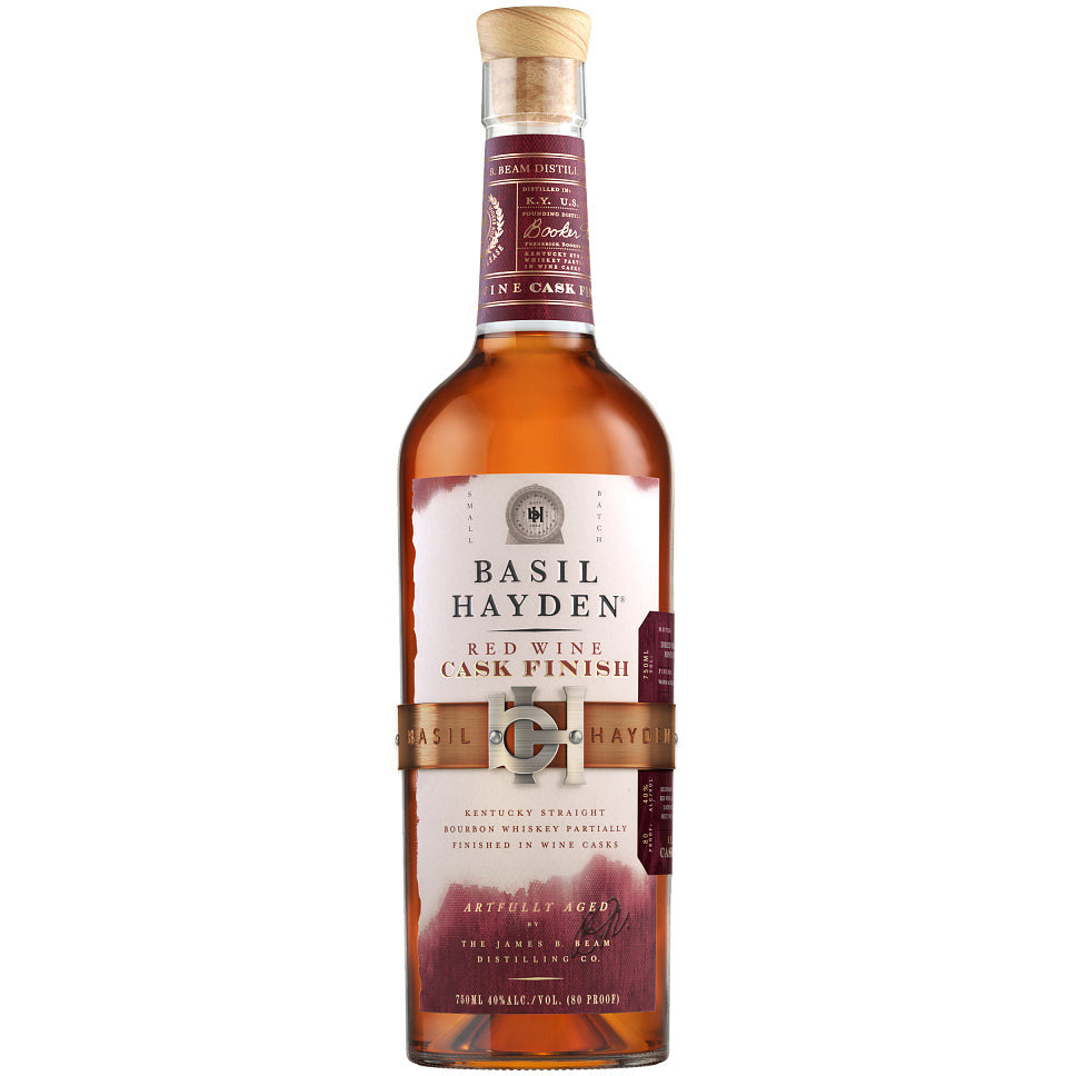 Basil Hayden Red Wine Cask Finish Kentucky Straight Bourbon Whiskey 750 ml