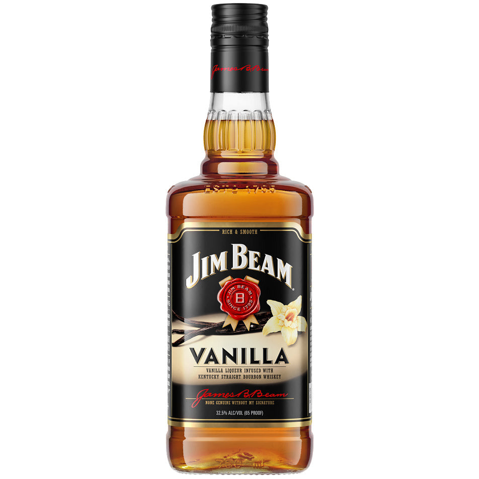 Jim Beam Vanilla Liqueur with Kentucky Straight Bourbon Whiskey 750 ml