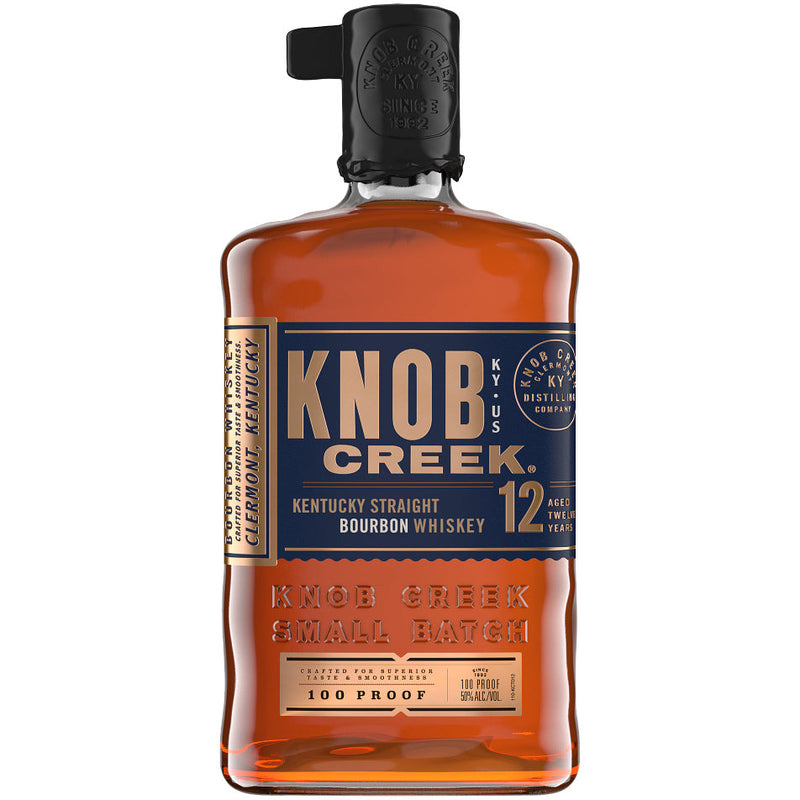 Knob Creek 12 Year Old 100 Proof Kentucky Straight Bourbon Whiskey 750 ml