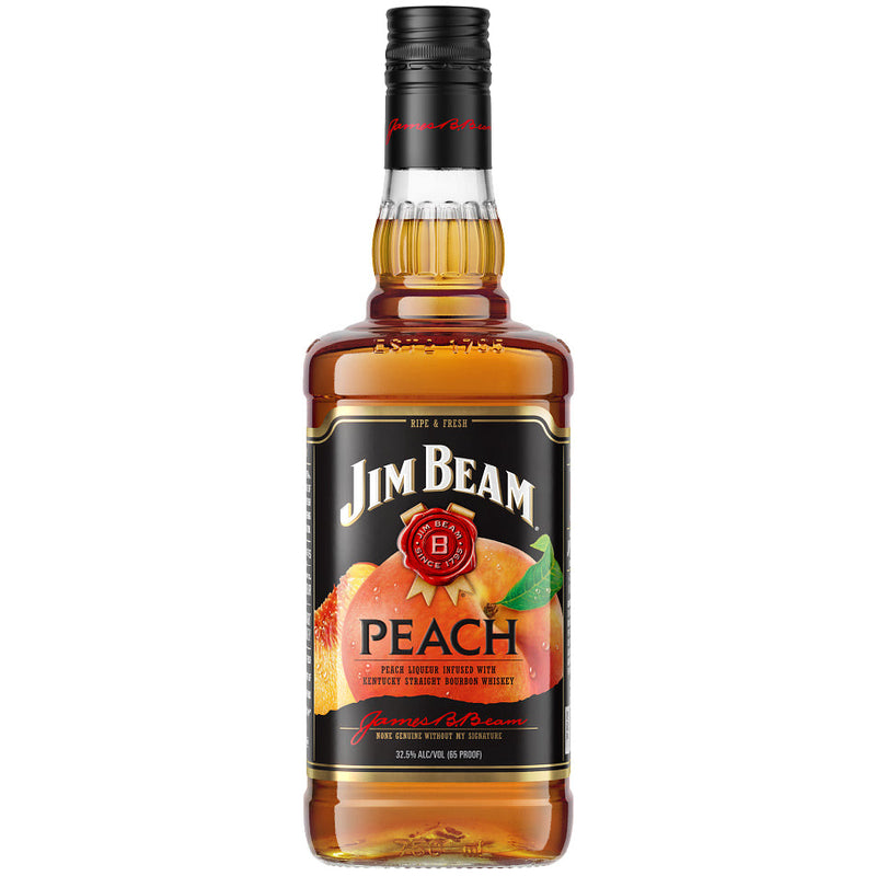 Jim Beam Peach Liqueur with Kentucky Straight Bourbon Whiskey 750 ml