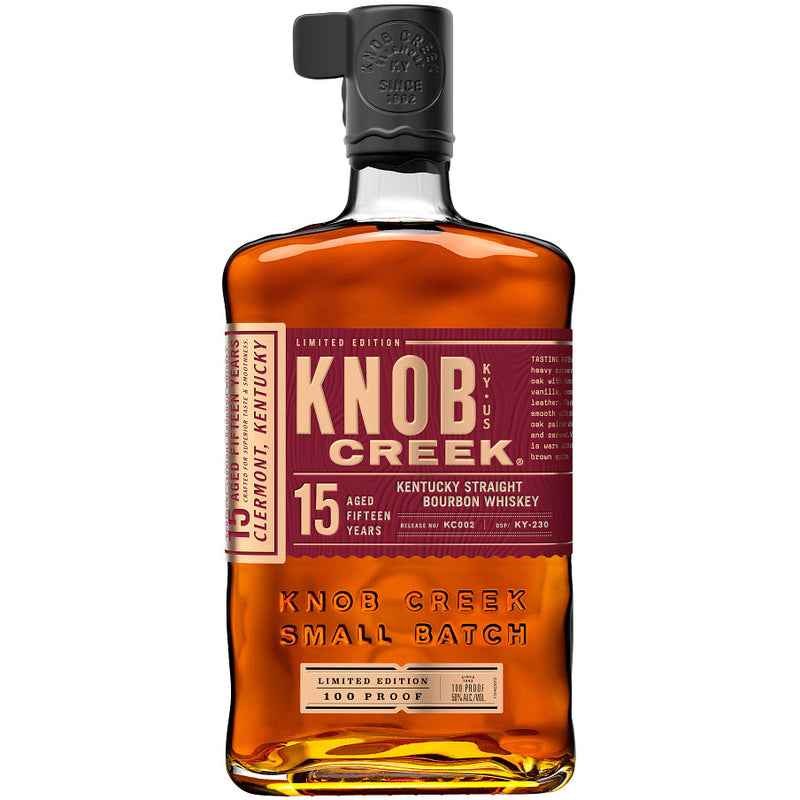 Knob Creek 15 Year Old 100 Proof Kentucky Straight Bourbon Whiskey 750 ml