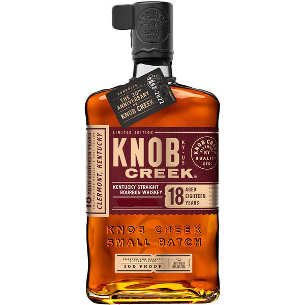 Knob Creek 18 Year | 100 Proof Aged Bourbon – Wooden Cork