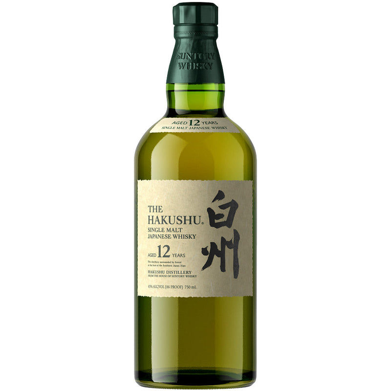 Hakushu 12 Year Old Single Malt Japanese Whisky 750 ml