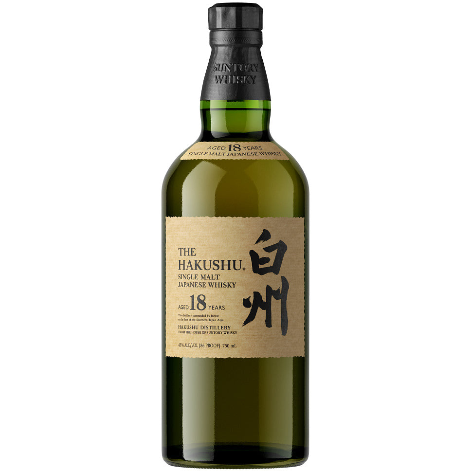 Hakushu 18 Year Old Single Malt Japanese Whisky 750 ml