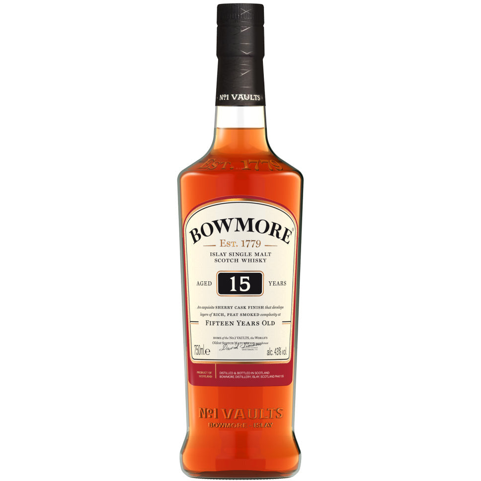 Bowmore 15 Year Old Sherry Cask Islay Single Malt Scotch Whisky