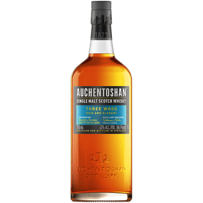 Auchentoshan Three Wood Single Malt Scotch Whisky 750 ml