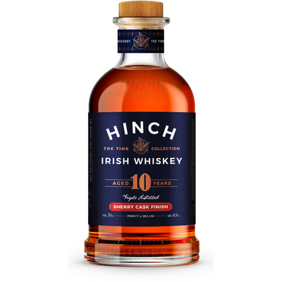 Hinch Distillery 10 Year Old, Sherry Cask Finish Irish Whiskey - Available at Wooden Cork