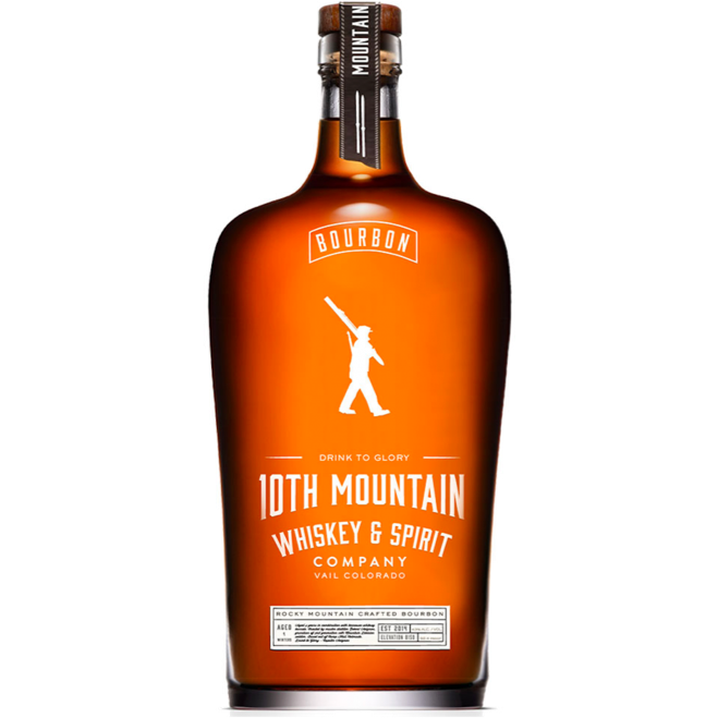 10th Mountain Bourbon Whiskey - Available at Wooden Cork