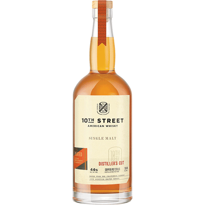 10th Street Peated Single Malt Distillers Cut American Whisky - Available at Wooden Cork