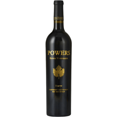 Powers Cabernet Sauvignon Reserve Kiona Vineyards Red Mountain - Available at Wooden Cork
