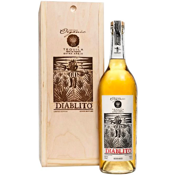 123 Organic Tequila Diablito Extra Anejo - Available at Wooden Cork