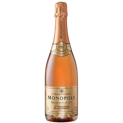 Heidsieck & Co. Monopole Champagne Brut Rose Rose Top - Available at Wooden Cork