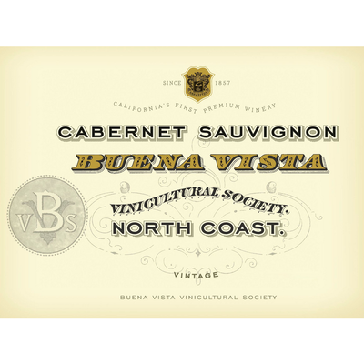 Buena Vista North Coast Cabernet Sauvignon 750ml - Available at Wooden Cork