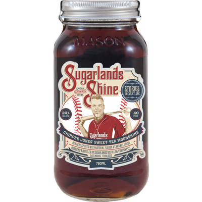 Sugarlands Shine Chipper Jones’ Sweet Tea Moonshine - Available at Wooden Cork