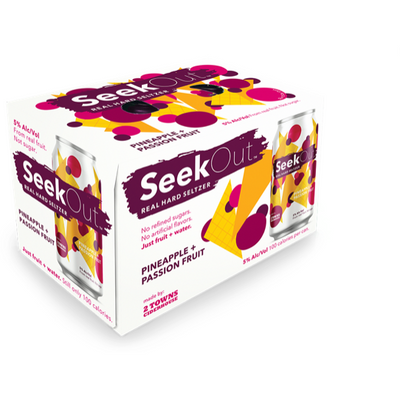 SeekOut Seltzer Pineapple + Passion Fruit Hard Seltzer 6pk - Available at Wooden Cork