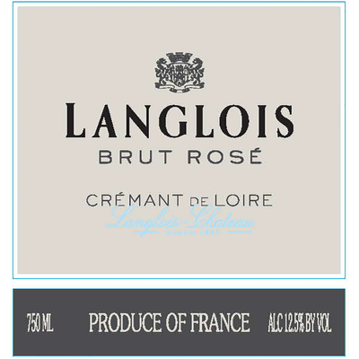 Langlois-Chateau Cremant De Loire Brut Rose 750ml - Available at Wooden Cork
