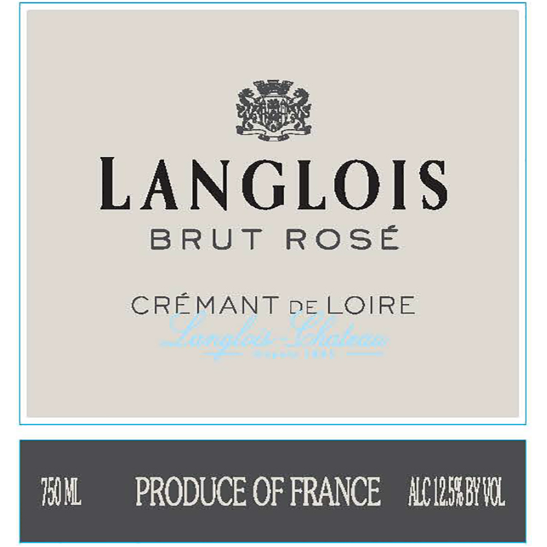 Langlois-Chateau Cremant De Loire Brut Rose 750ml - Available at Wooden Cork