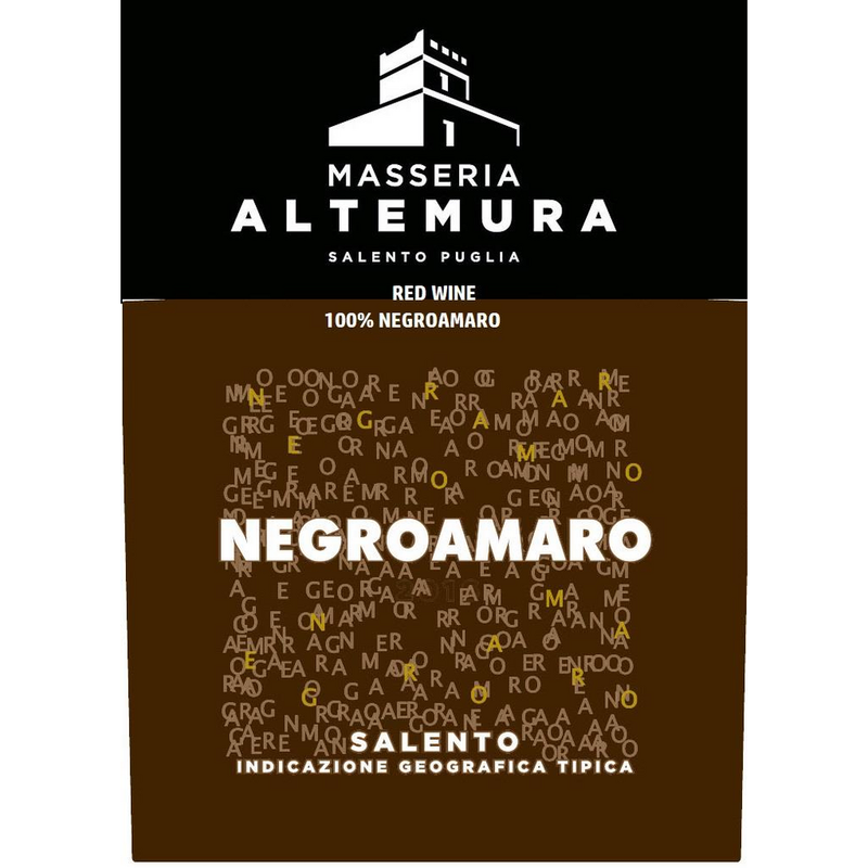 Masseria Altemura Salento IGT Negroamaro 750ml - Available at Wooden Cork