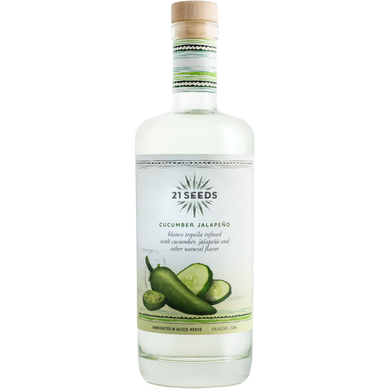21 Seeds Cucumber Jalapeno Tequila - Available at Wooden Cork