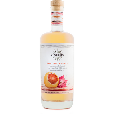21 Seeds Grapefruit Hibiscus Tequila - Available at Wooden Cork