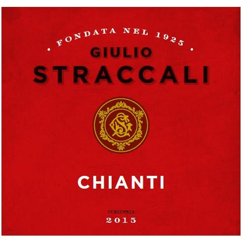 Straccali Chianti DOCG Sangiovese Blend 750ml Straw Basket - Available at Wooden Cork
