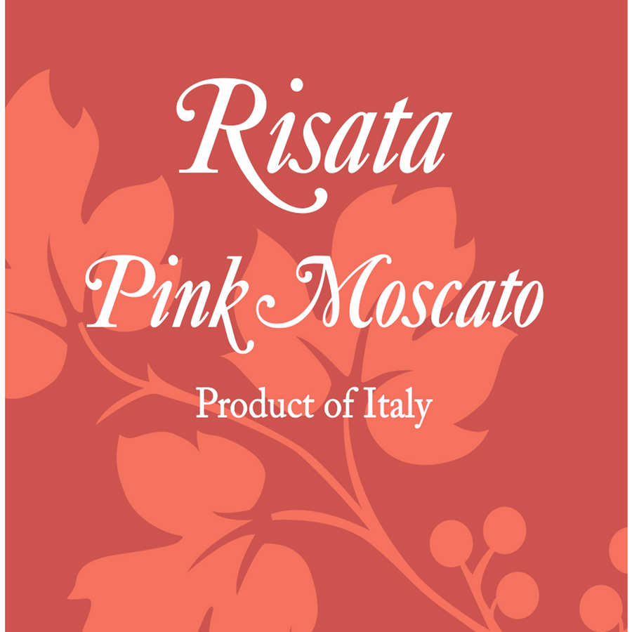 Risata Moscato D'Asti DOCG Pink Moscato 750ml - Available at Wooden Cork