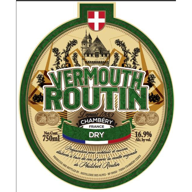 Vermouth Routin Dry Vermouth 750ml - Available at Wooden Cork