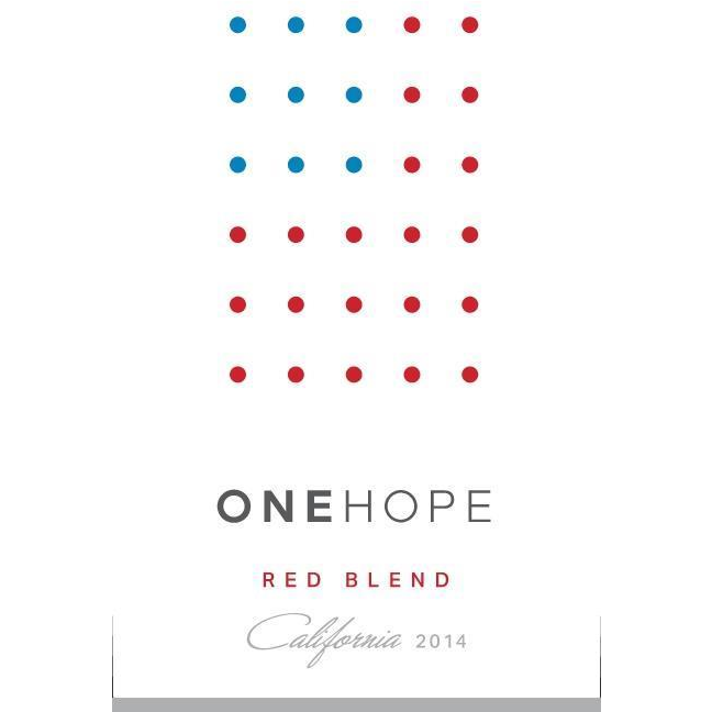 OneHope California Red Blend 750ml - Available at Wooden Cork
