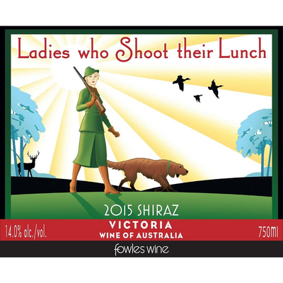 Fowles Wine Ladies Who Shoot Their Lunch Strathbogie Ranges Shiraz 750ml - Available at Wooden Cork