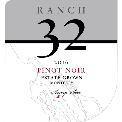 Ranch 32 Classic Monterey Pinot Noir 750ml - Available at Wooden Cork