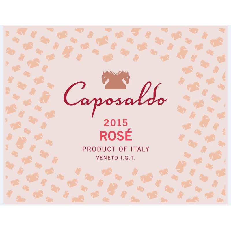 Caposaldo Sparkling IGT Rose Corvina 750ml Wooden Cork