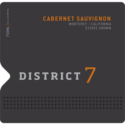 District 7 Monterey Cabernet Sauvignon 750ml - Available at Wooden Cork