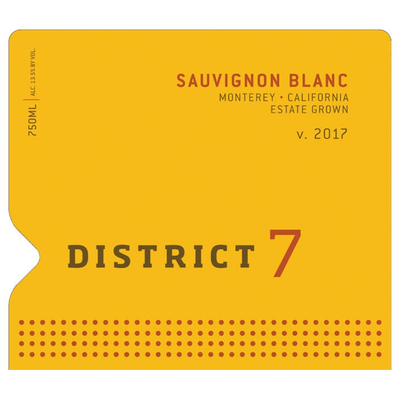 District 7 Monterey Sauvignon Blanc 750ml - Available at Wooden Cork