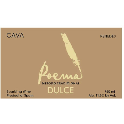 Poema Dolce Penedes Cava Blend 750ml - Available at Wooden Cork
