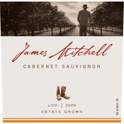 James Mitchell Lodi Estate Grown Cabernet Sauvignon 750ml - Available at Wooden Cork