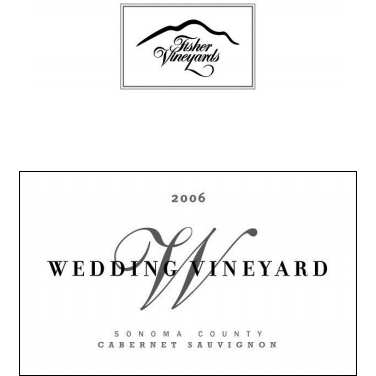 Fisher Vineyards Wedding Vineyard Sonoma County Cabernet Sauvignon 750ml - Available at Wooden Cork