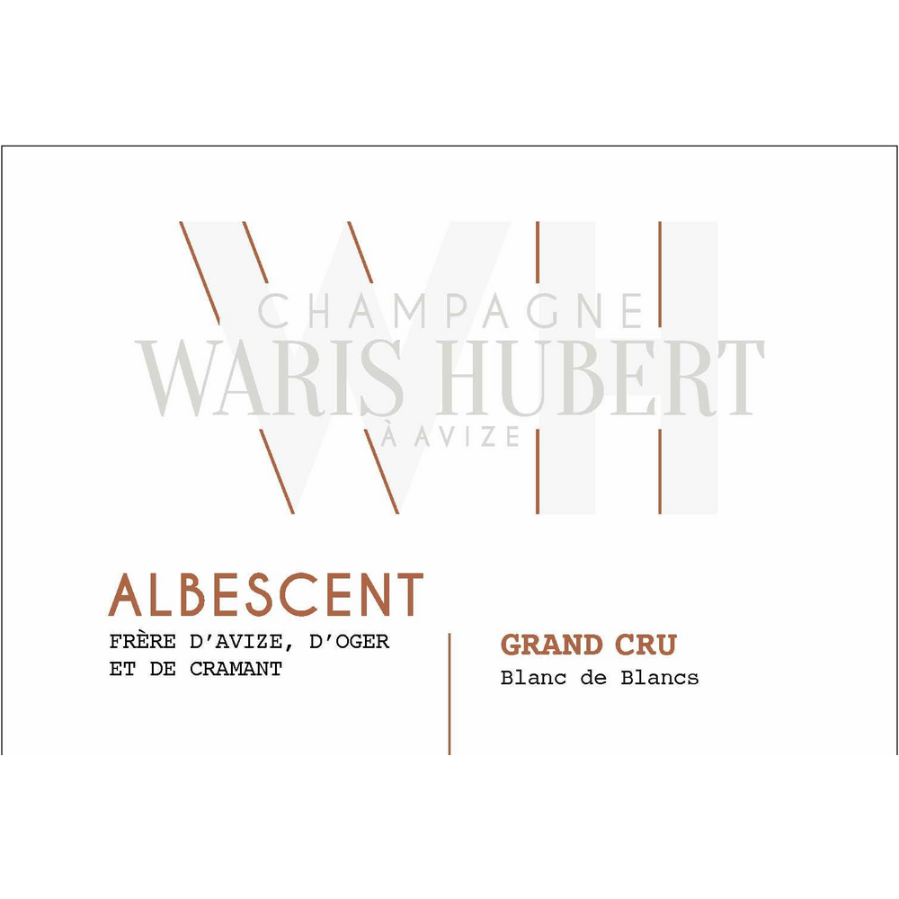 Waris-Hubert Albescent Champagne Grand Cru Brut Blanc De Blancs 750ml - Available at Wooden Cork