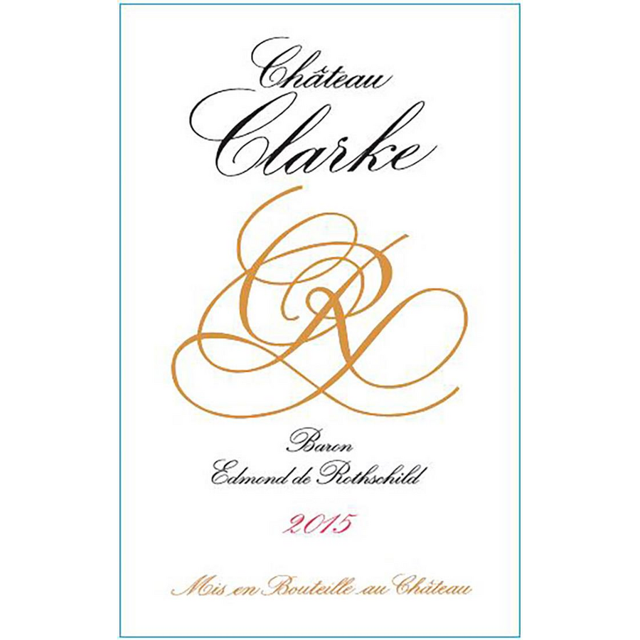 Chateau Clarke Listrac-Medoc Red Blend 750ml - Available at Wooden Cork