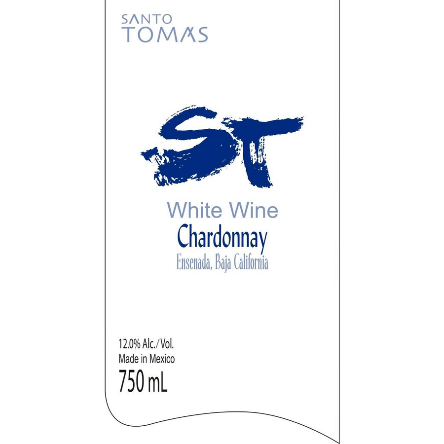 Santo Tomas Vino Blanco Ensenada Chardonnay 750ml - Available at Wooden Cork