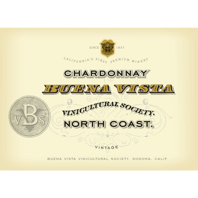 Buena Vista North Coast Chardonnay 750ml - Available at Wooden Cork