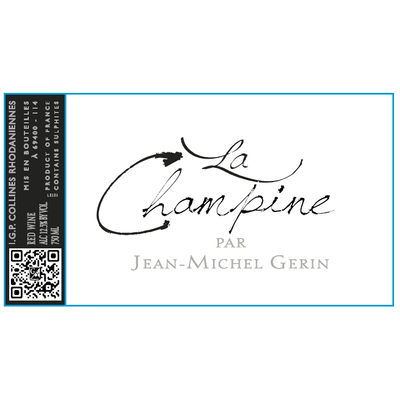 Domaine Jean-Michel Gerin La Champine Syrah 750ml - Available at Wooden Cork