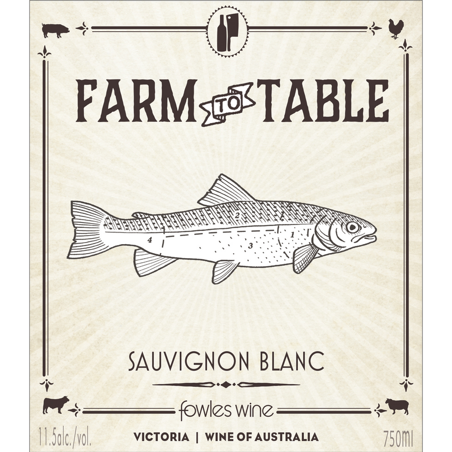 Fowles Wine Farm To Table Victoria Sauvignon Blanc 750ml - Available at Wooden Cork