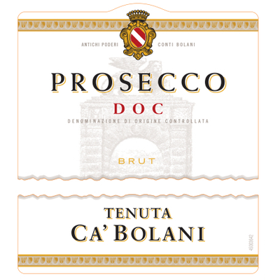 Ca'Bolani Brut Prosecco 750ml - Available at Wooden Cork