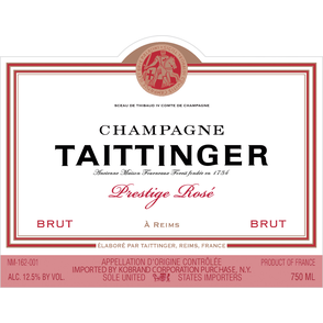 Champagne Taittinger Champagne Brut Prestige Rosé - Available at Wooden Cork